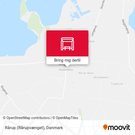 Rårup (Rårupvænget) kort