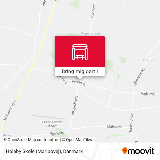 Holeby Skole (Maribovej) kort