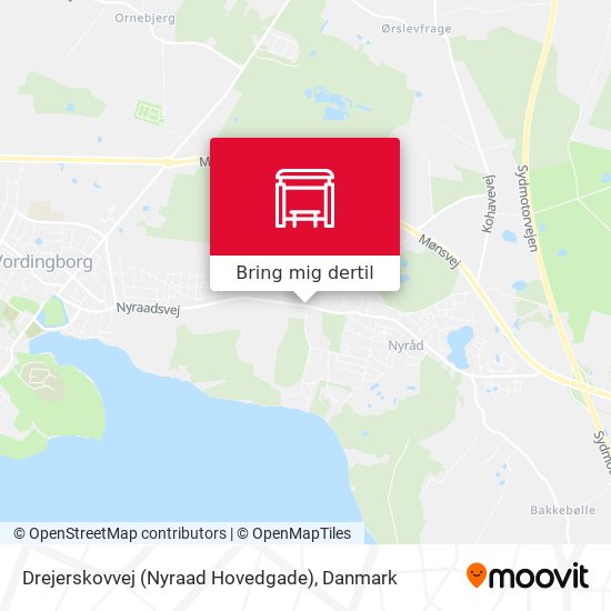 Drejerskovvej (Nyraad Hovedgade) kort