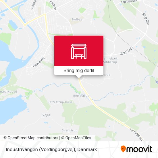 Industrivangen (Vordingborgvej) kort