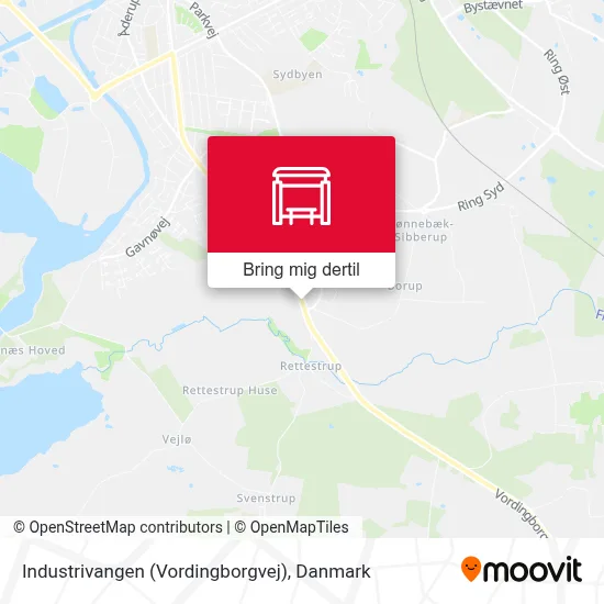 Industrivangen (Vordingborgvej) kort