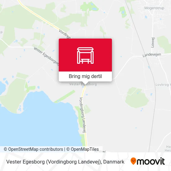 Vester Egesborg (Vordingborg Landevej) kort