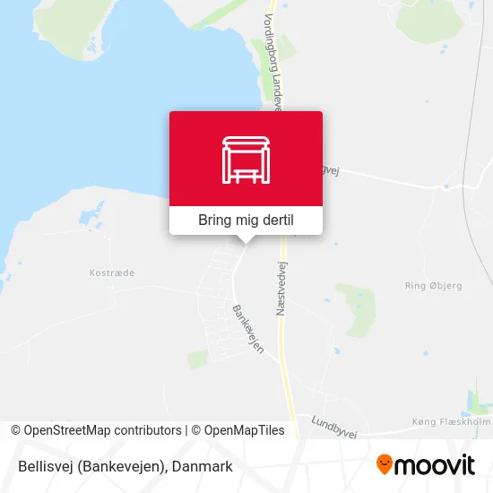 Bellisvej (Bankevejen) kort