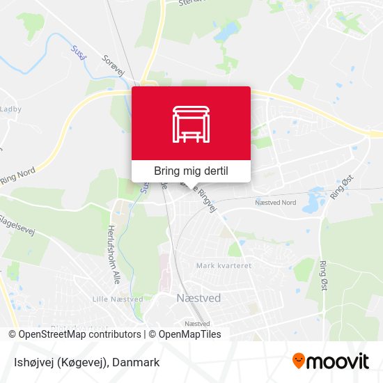 Ishøjvej (Køgevej) kort