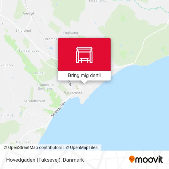 Hovedgaden (Faksevej) kort