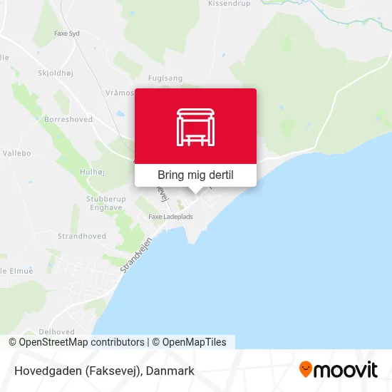 Hovedgaden (Faksevej) kort