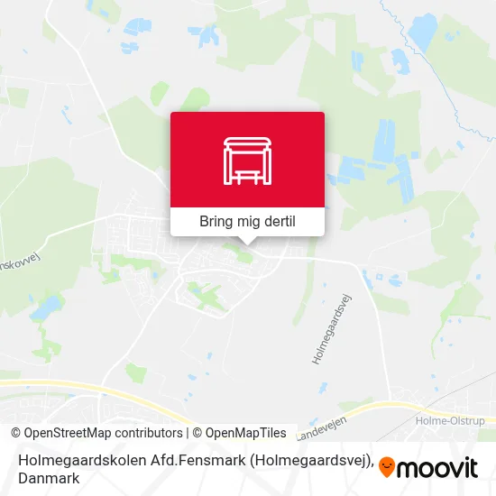 Holmegaardskolen Afd.Fensmark (Holmegaardsvej) kort