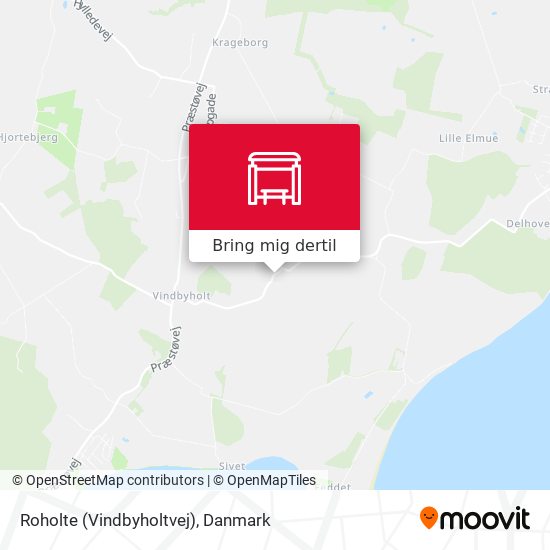 Roholte (Vindbyholtvej) kort