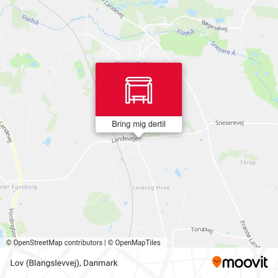 Lov (Blangslevvej) kort