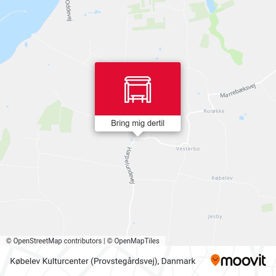 Købelev Kulturcenter (Provstegårdsvej) kort