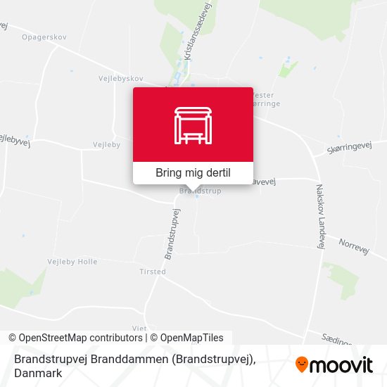 Brandstrupvej Branddammen kort