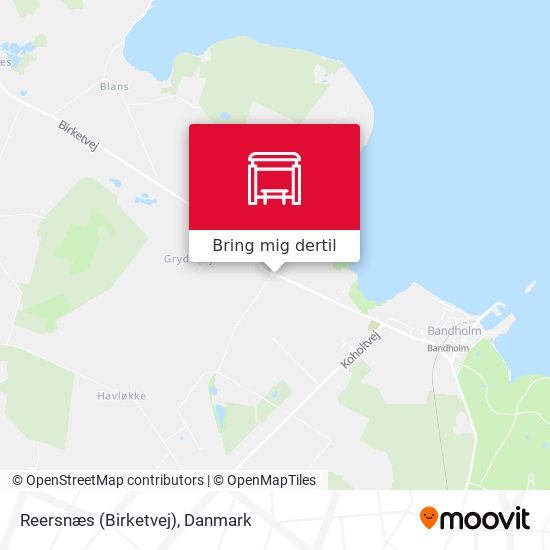 Reersnæs (Birketvej) kort