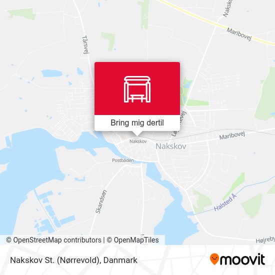Nakskov St. (Nørrevold) kort