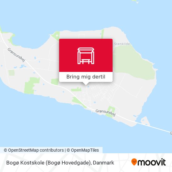 Bogø Kostskole (Bogø Hovedgade) kort