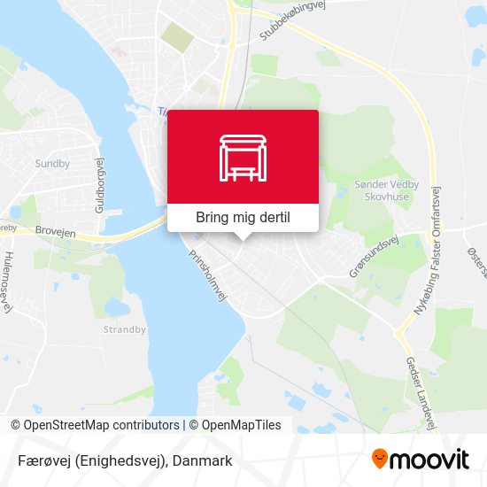Færøvej (Enighedsvej) kort