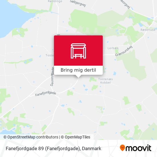 Fanefjordgade 89 kort