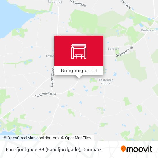 Fanefjordgade 89 kort