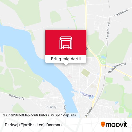 Parkvej (Fjordbakken) kort