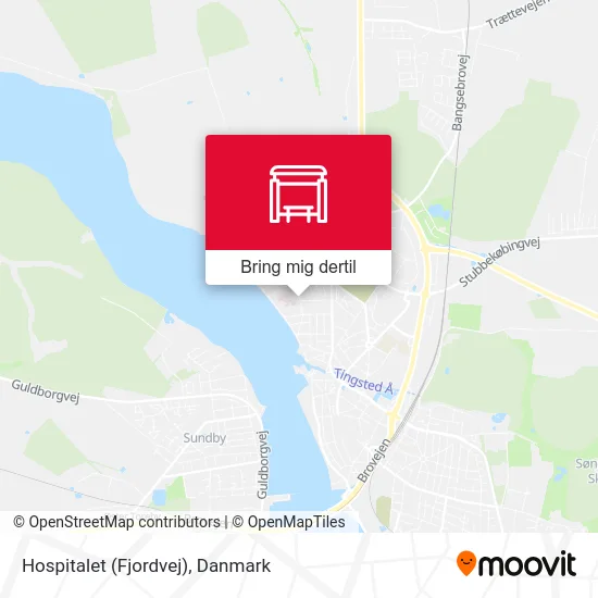 Hospitalet (Fjordvej) kort