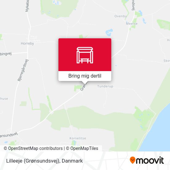 Lilleeje (Grønsundsvej) kort