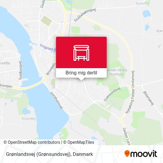 Grønlandsvej (Grønsundsvej) kort