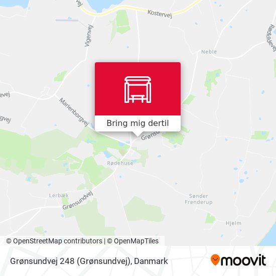 Grønsundvej 248 kort