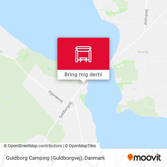 Guldborg Camping (Guldborgvej) kort