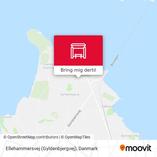 Ellehammersvej (Gyldenbjergvej) kort