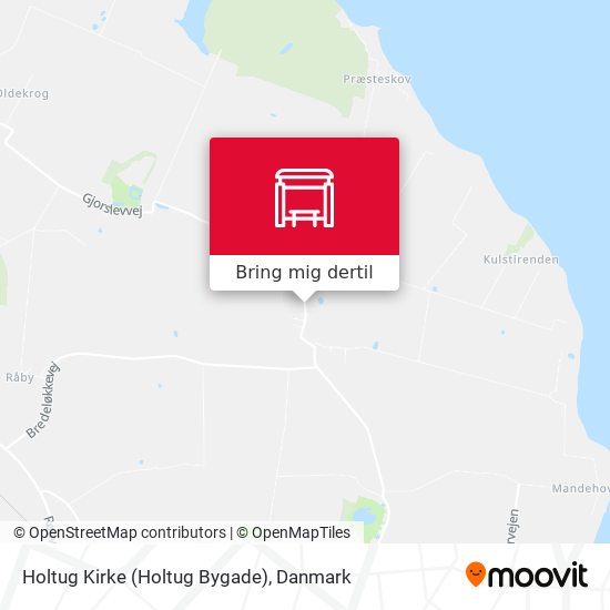 Holtug Kirke (Holtug Bygade) kort