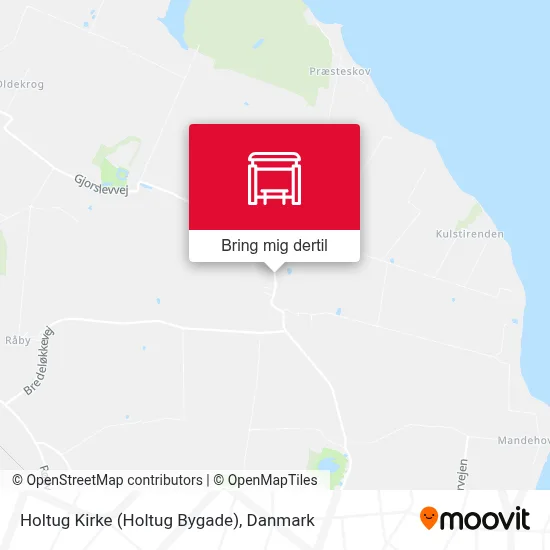 Holtug Kirke (Holtug Bygade) kort