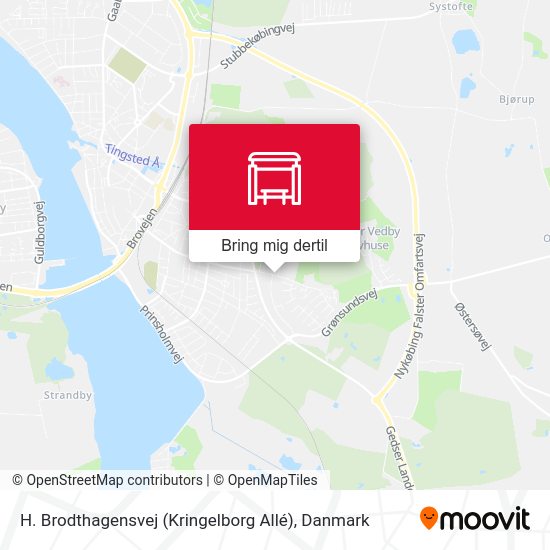 H. Brodthagensvej (Kringelborg Allé) kort