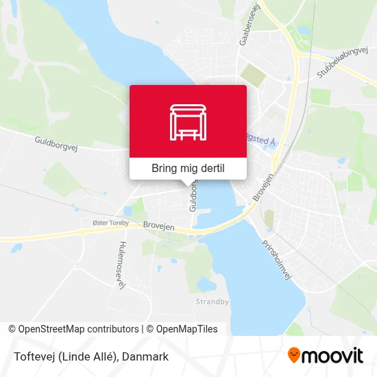 Toftevej (Linde Allé) kort