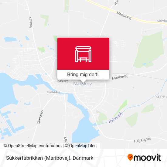 Sukkerfabrikken (Maribovej) kort