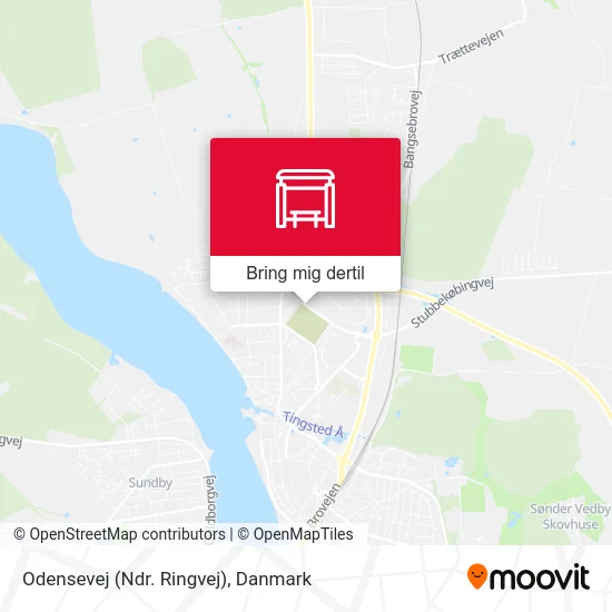 Odensevej (Ndr. Ringvej) kort