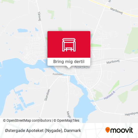 Østergade Apoteket (Nygade) kort