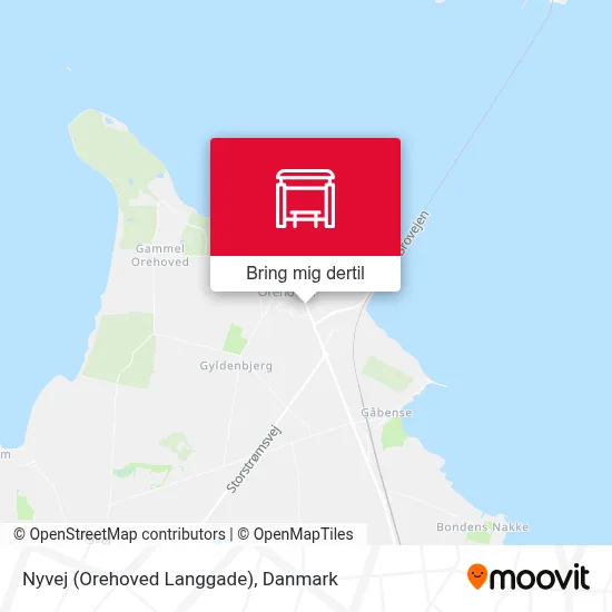 Nyvej (Orehoved Langgade) kort