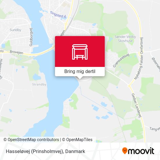 Hasseløvej (Prinsholmvej) kort