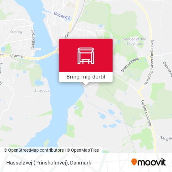 Hasseløvej (Prinsholmvej) kort