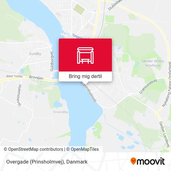 Overgade (Prinsholmvej) kort