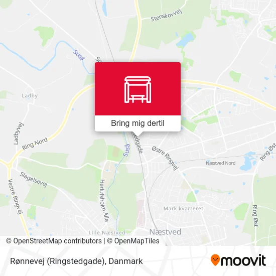 Rønnevej (Ringstedgade) kort