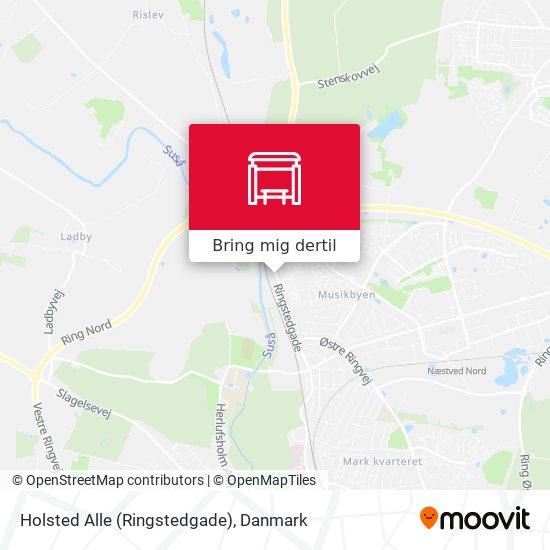 Holsted Alle (Ringstedgade) kort