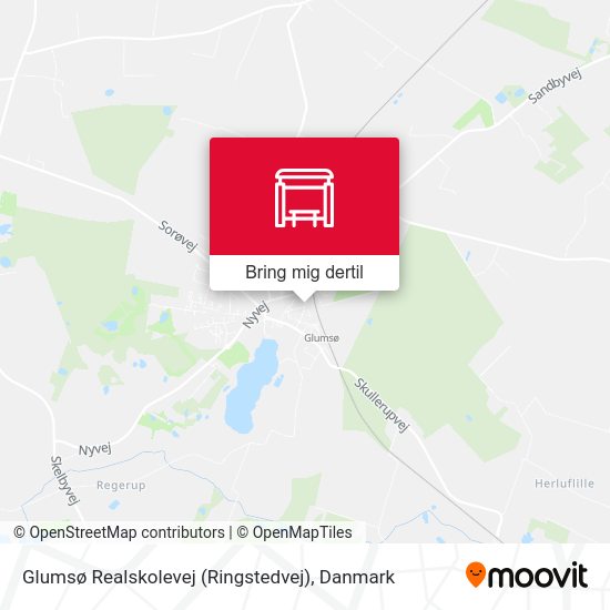 Glumsø Realskolevej (Ringstedvej) kort