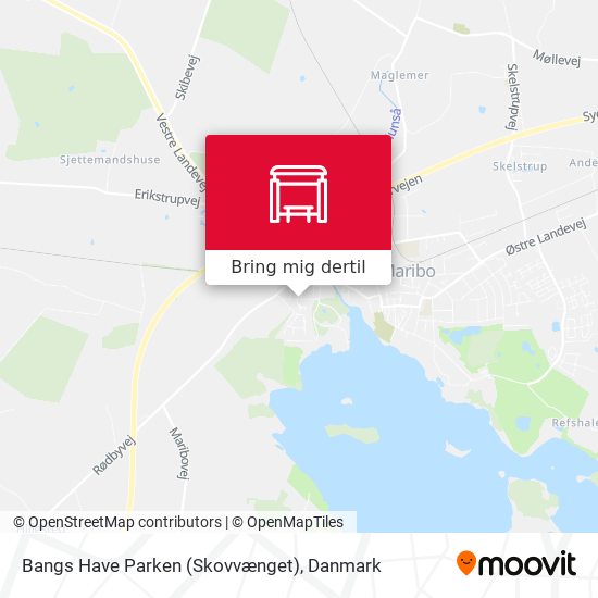 Bangs Have Parken (Skovvænget) kort