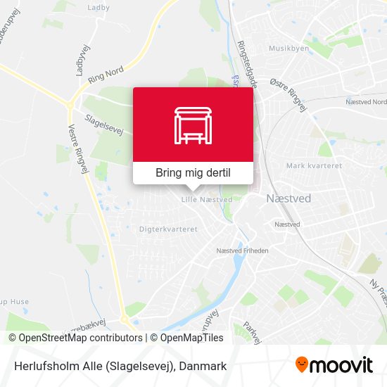 Herlufsholm Alle (Slagelsevej) kort