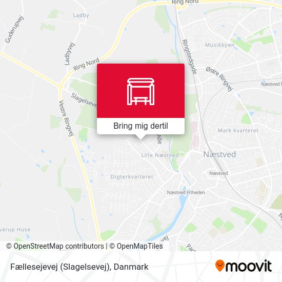 Fællesejevej (Slagelsevej) kort