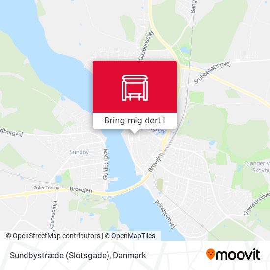 Sundbystræde (Slotsgade) kort