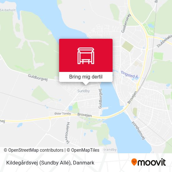 Kildegårdsvej (Sundby Allé) kort
