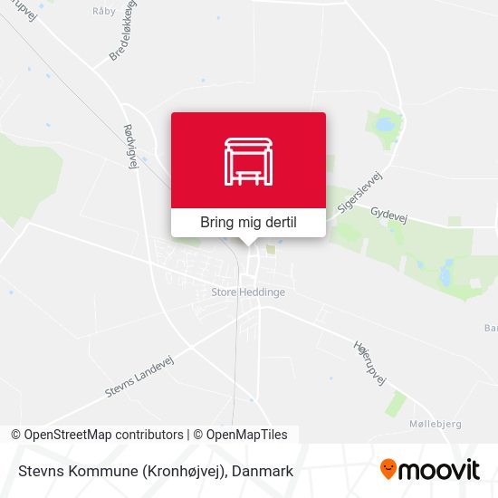 Stevns Kommune (Kronhøjvej) kort