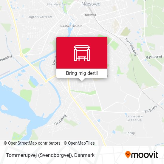 Tommerupvej (Svendborgvej) kort