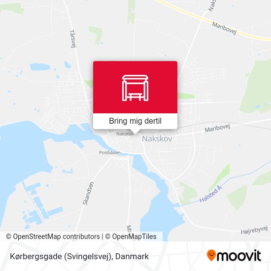 Kørbergsgade (Svingelsvej) kort